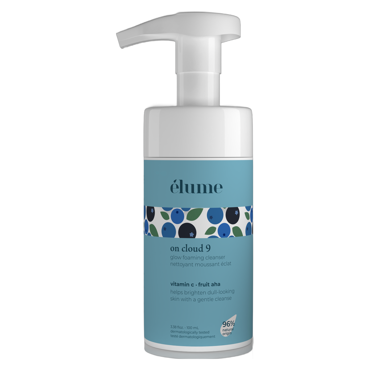 on cloud 9 glow foaming cleanser, 100 ml
